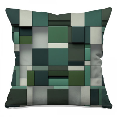 Coussins décoratifs Green Blocks