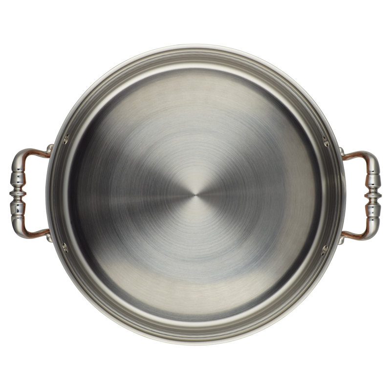 Ruffoni Opus 7.5 qt. Cupra Round Braiser with Lid