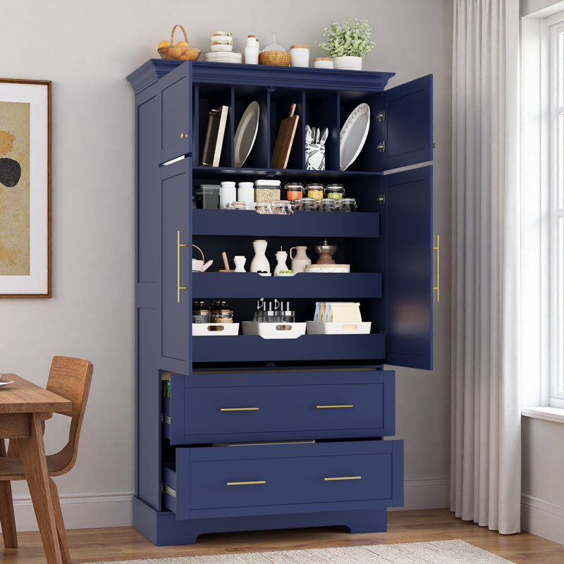 Armoire de rangement Farmhouse, Marine