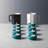 Peacock Blue Handmade Pebble Tealight Candle Holders Set Of 8