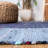 Mclean Rag Rug Flat Weave Cotton Striped Rug-2049878132