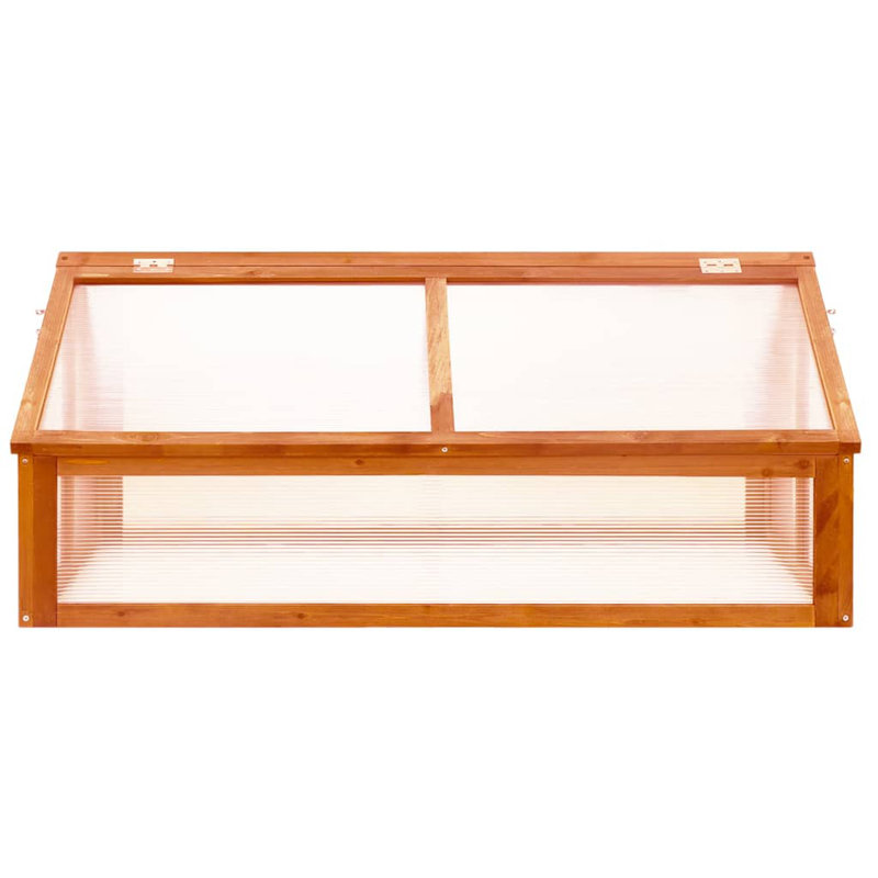 44.8' W x 31.4' D Cold Frame, Brown
