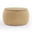 Repose-pieds rond avec rangement, fonction 2 en 1, table de bout avec repose-pieds-428825320
