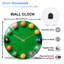 Large Pool Balls for Game Room Or Arcade Use Art - 12'' Modern Glass Wall Clock