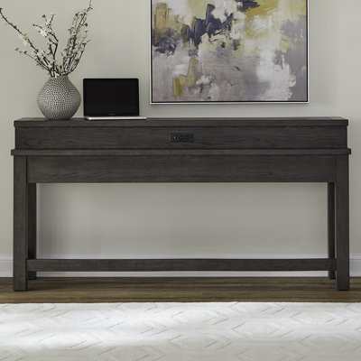 Trenea Console Bar Table w/ Charging Station