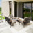 Bertolde 6 - Person Patio Conversation Set with Cushions