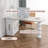 Light French style home desk and chair set-915360708