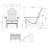 Hinz Outdoor Adirondack Chair With Ottoman-27117475