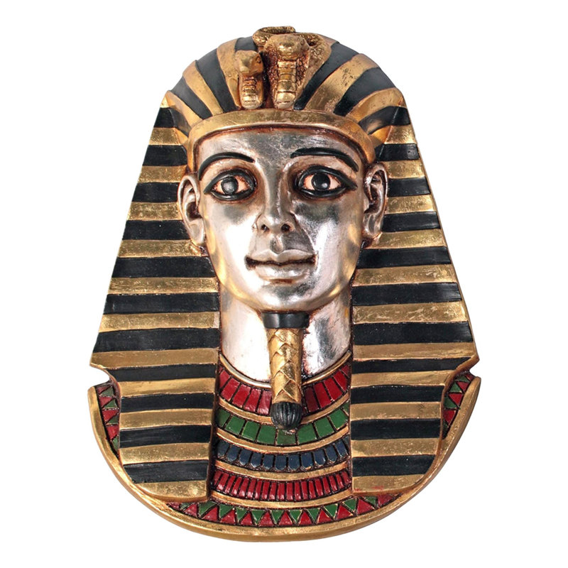 Statue de petite décoration murale buste tête de Toutankhamon
