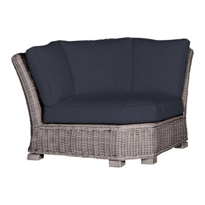 Rustic Woven Sectional Corner