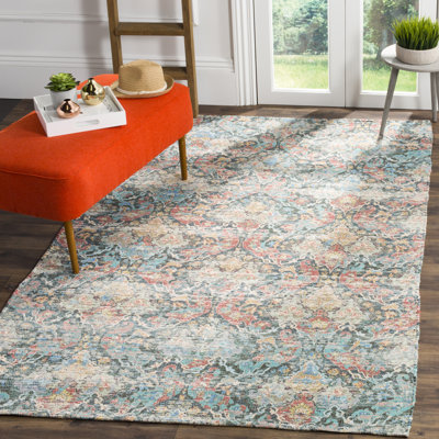 Amanda Hand Loomed Performance Geometric Rug