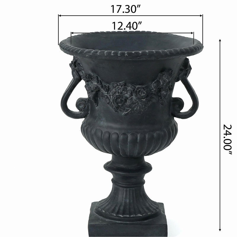 Jardinière d'extérieur, Noir antique