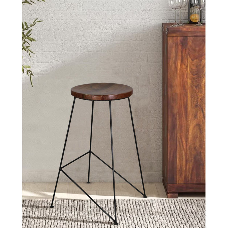 Solid Wood Counter Stool