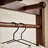 Black Walnut Coat Rack Dual Drawers Large Capacity