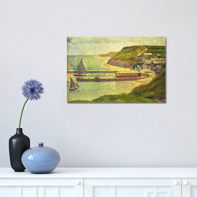 Port-en-Bessin 1888 by Georges Seurat - Wrapped Canvas Painting