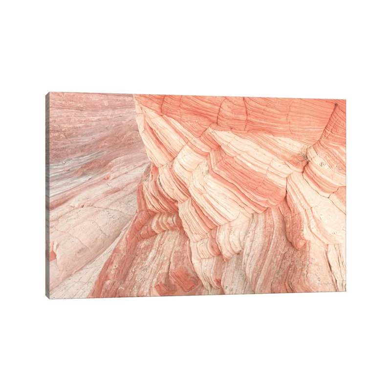 Coyote Buttes VII Blush 1 Piece Wrapped Canvas Painting, 20.32 cm H x 30.48 cm W