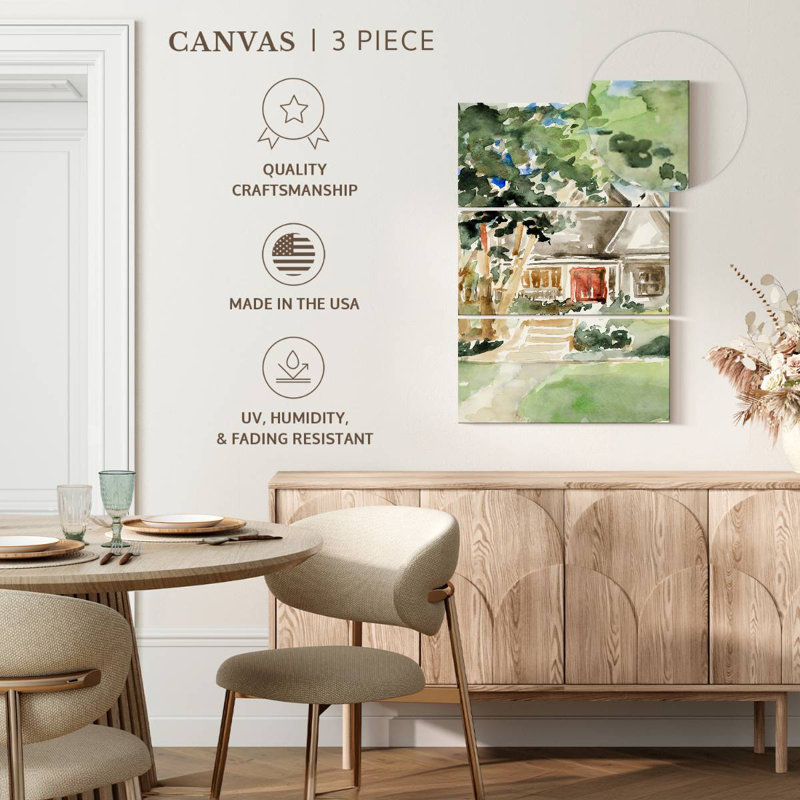 Lilie Country House I, 74" H x 48" W