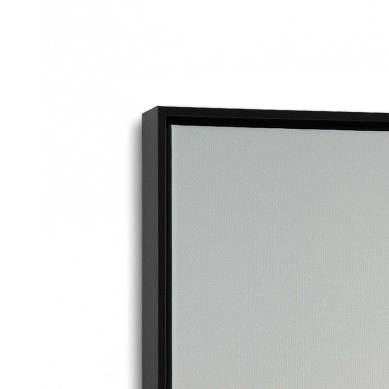 Impression sur toile Serene Sail, Cadre flottant noir satiné, H 18,75 po x l 12,75 po x P 1,75 po