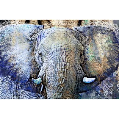 Purple Elephant by Surma & Guillen - Graphic Art Print