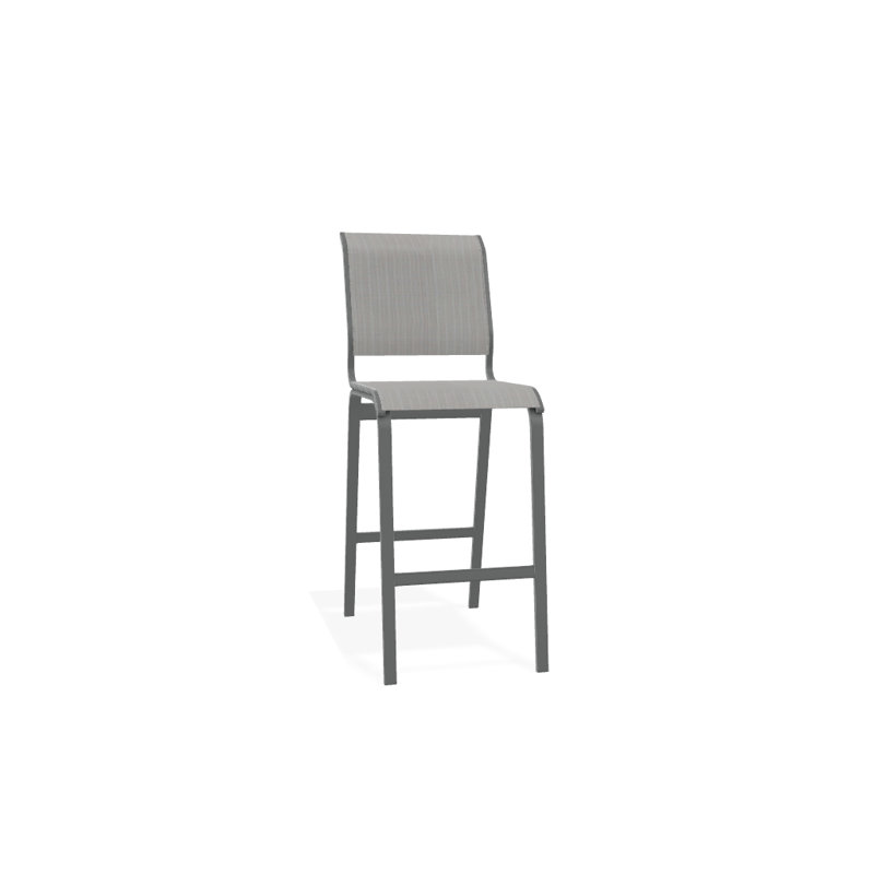 Tabouret de bar 29,5 po Holna, Graphite texturé, Amalfi