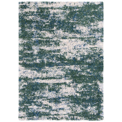 Difiore Abstract Green/Beige Area Rug