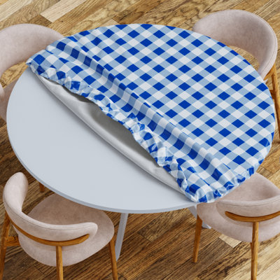 Vinyl Picnic Fited Tableclth Round