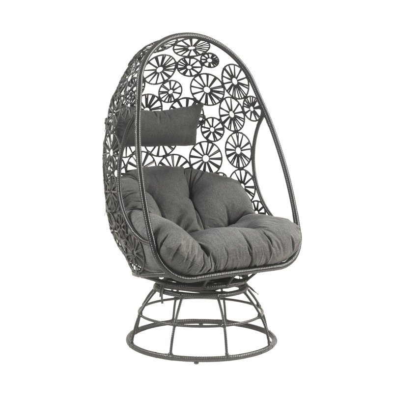 Ensemble de chaise hamac avec support et table d'appoint Hafsa