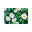 20 po x 32 po Tapis pelucheux antidérapant à motif de marguerite verte pour salle de bain-1700575541