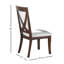 Chaise d'appoint Caityln au fini espresso