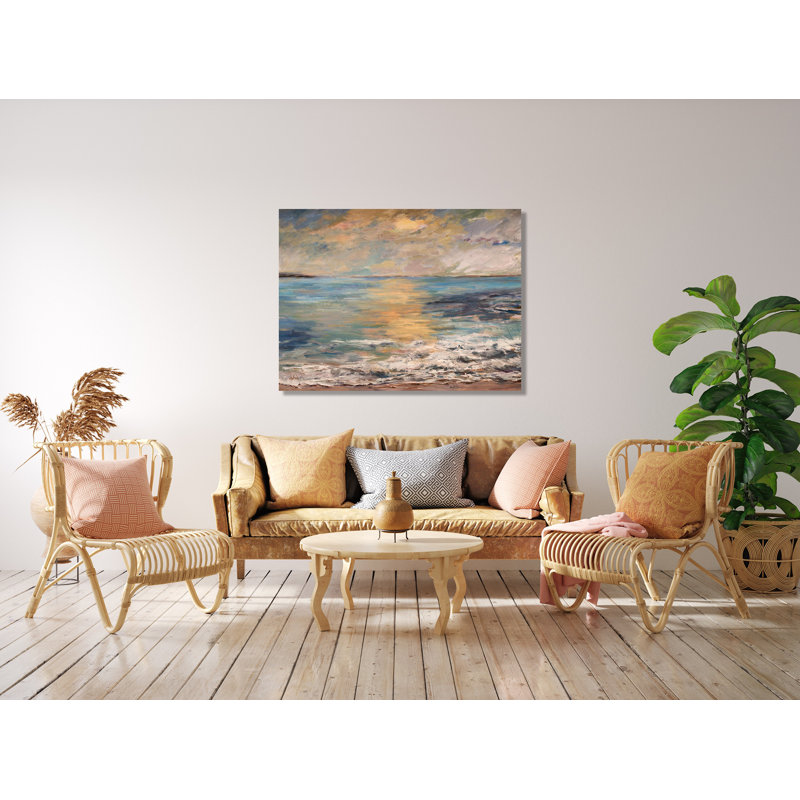 Dana Pointe at Sunset - Artist Enhanced Canvas Print, 20" H x 24" W x 1" D, Unframed
