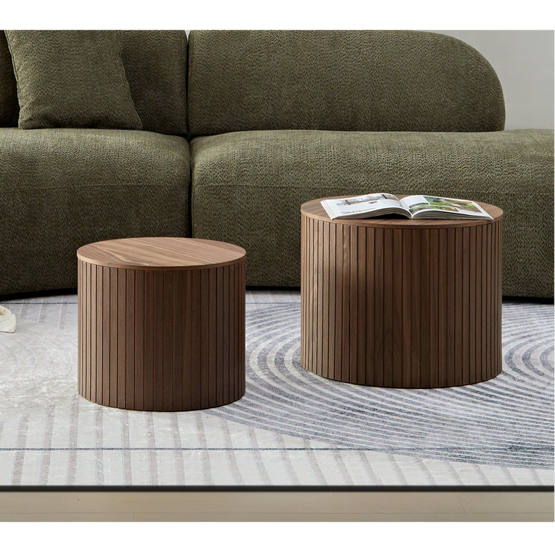 Kerry 2-Piece MDF Nesting Coffee Table Set