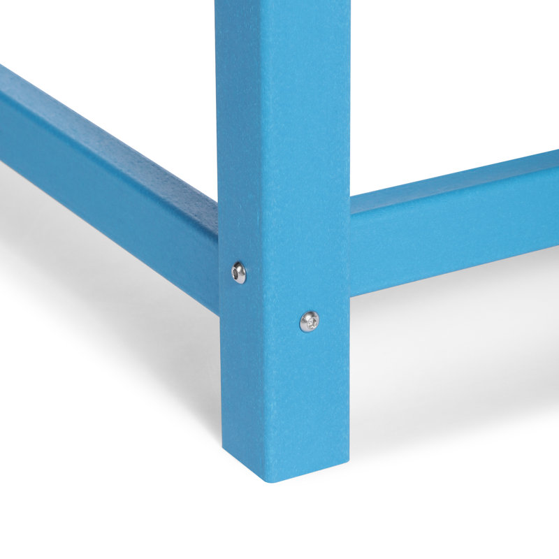 Table basse carrée 31 po Vinnie, Bleu