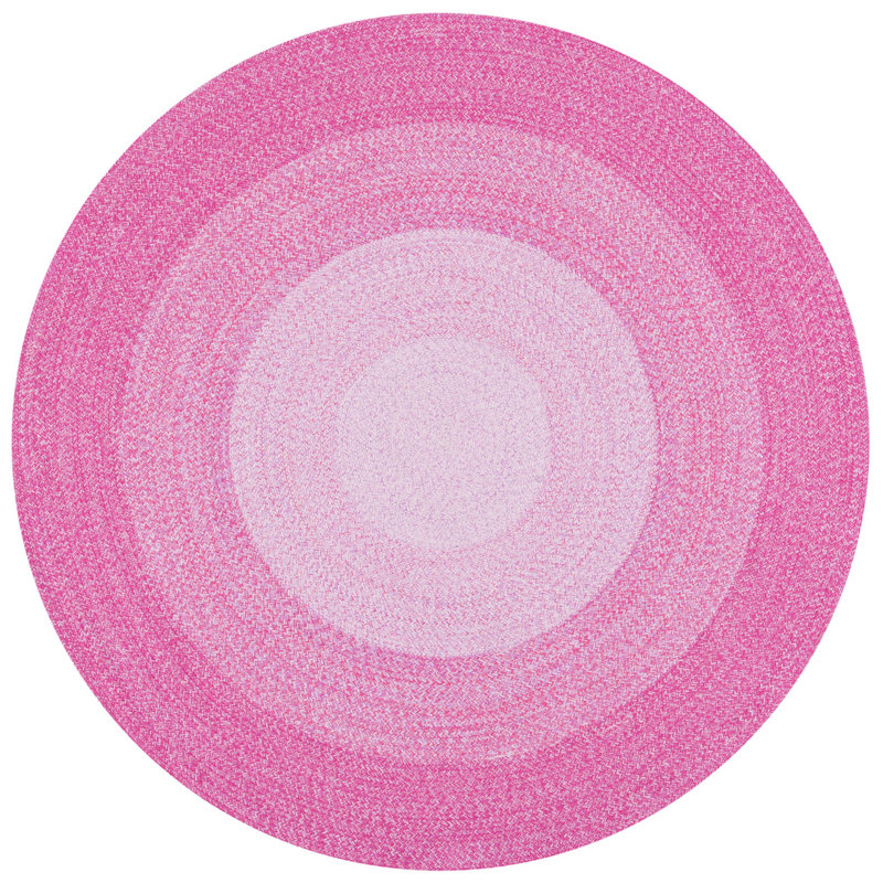 Gwin Hand Woven Cotton Rug, Round 6'
