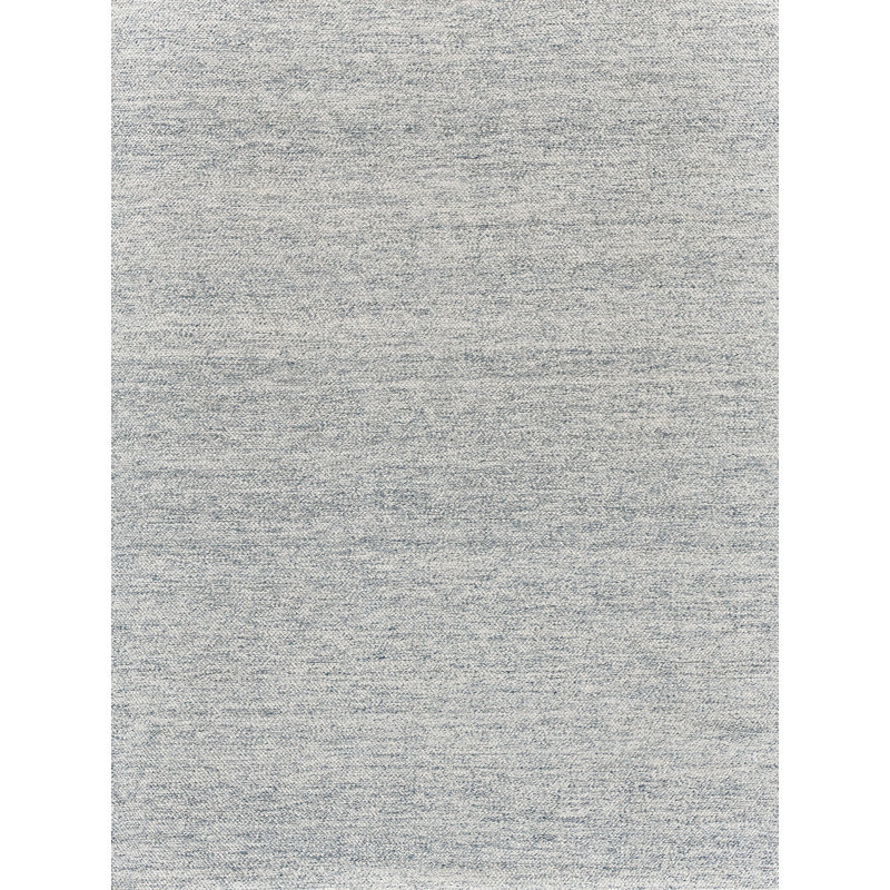 Rhodes Handmade Flatweave Blue Area Rug, Rectangle 8' x 10'