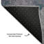 Tapis arabesque Premium lavable à la machine Pinkston-415799076