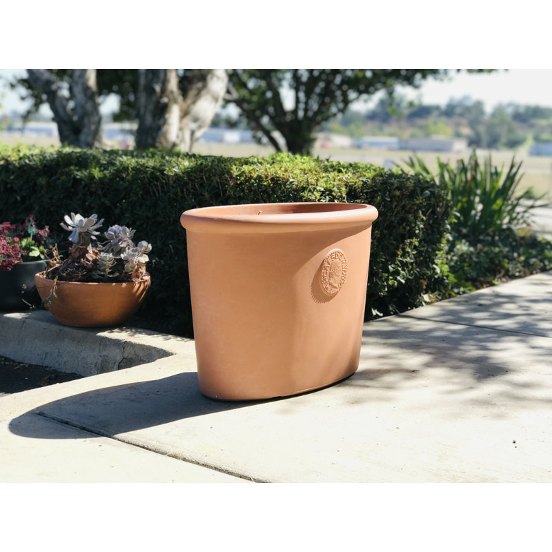Pot à fleurs en béton Wilpert, H 15 po x l 12,2 po x P 12,2 po