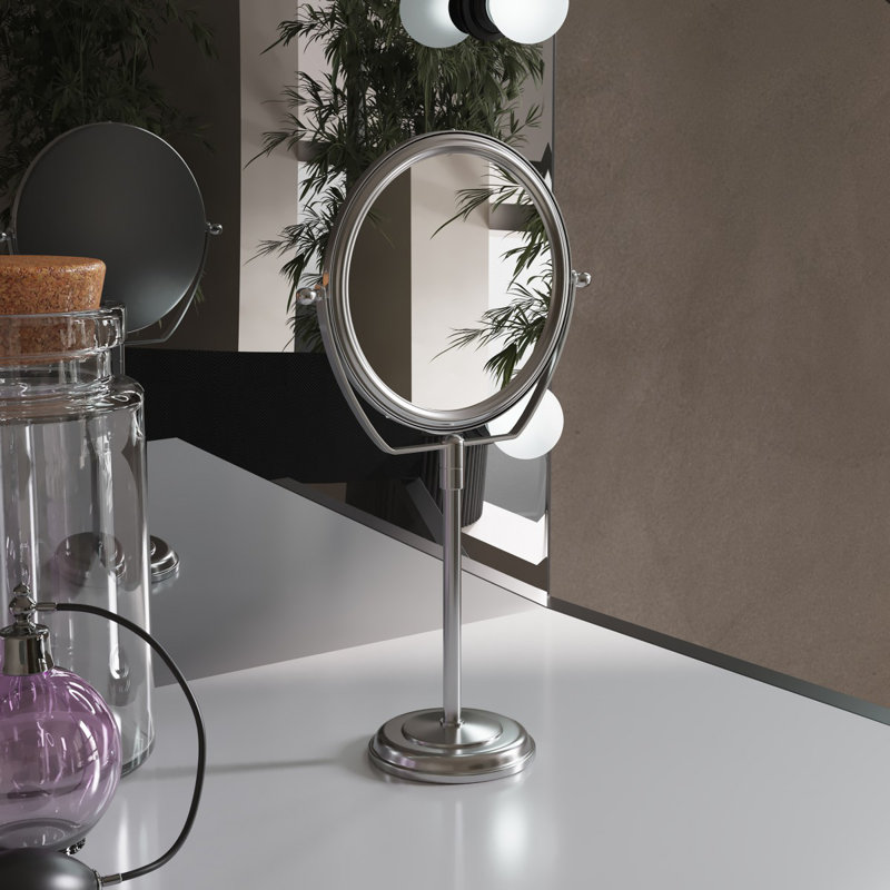 Miroir de maquillage / rasage sur pied Theodora