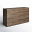 Commode double à huit tiroirs de l 55,12 po Gianna-1334359602