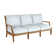 Haley Teak Outdoor Lattice Back Sofa