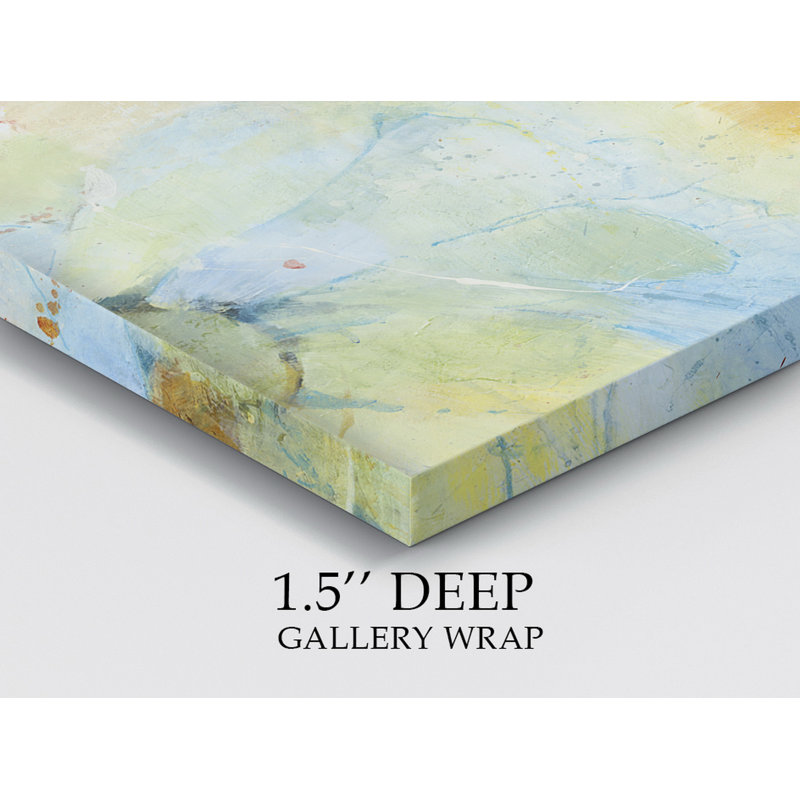 Trio - reproduction d'art sur toile tendue, H 8 po x l 20 po x P 1 po