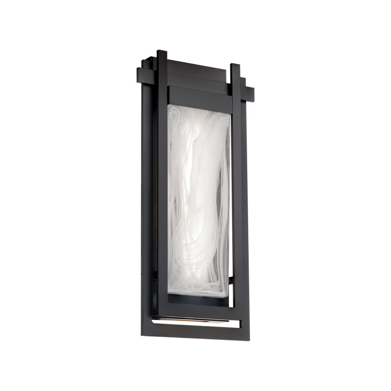 Applique murale en aluminium Haze, H 16 po x l 7,5 po x P 3,13 po