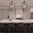 Kaylaa 4 - Light Moden Gold Black Lantern Geometric Chandelier