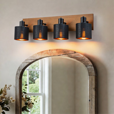 4-Light Modern Rotatable Vanity Light