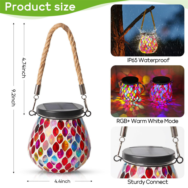 Dayana Solar Powered Outdoor Lantern
