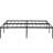 Queen Size Metal Bed Frame, Black Finish, Fast Assembly, No Squeaking, 1000 - Pound Capacity, Reinforced Slats For Mattress Support, Under Storage Space, Holes On Legs Heavy Duty Simple & Quick Quiet-1073439286