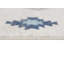 Tapis de couloir bleu et ivoire Strathearn Southwestern-767102903