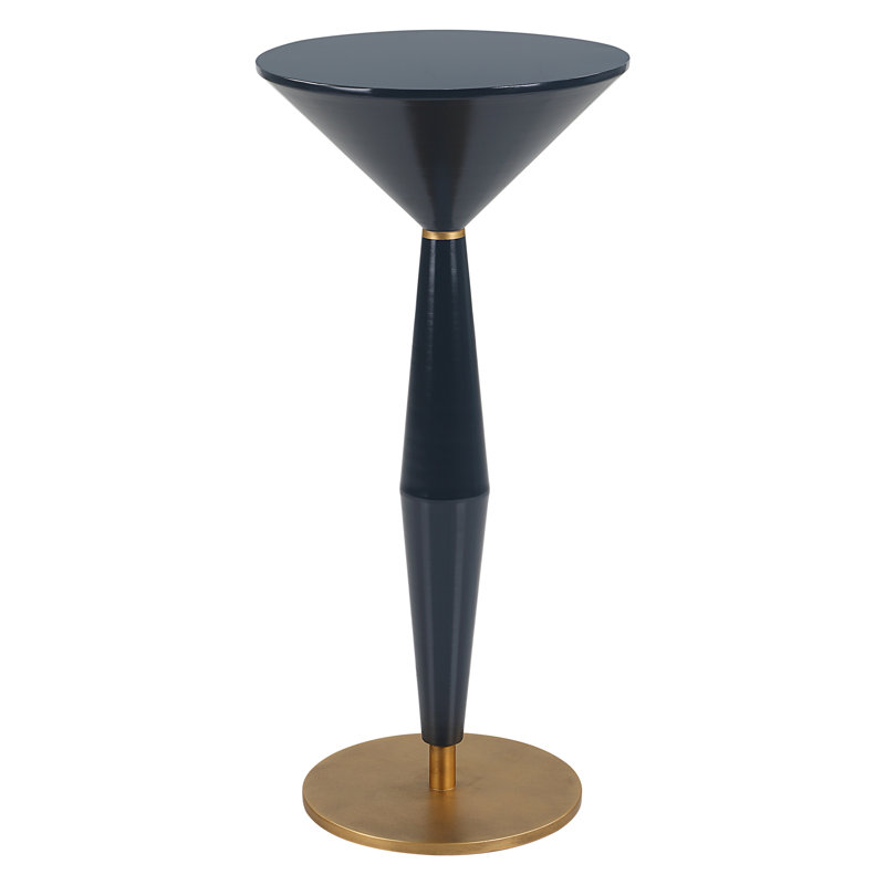 Manolya Iron Top End Table