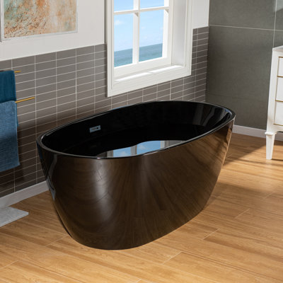 Ember 59'' x 32'' Soaking Acrylic Bathtub