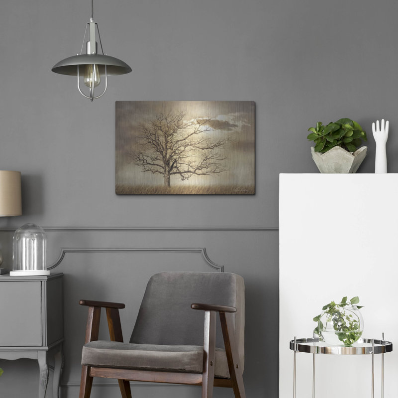 «Golden Tree» par Lori Deiter, H 16 po x l 24 po