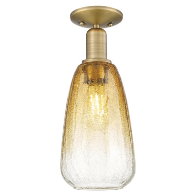 Downtown Urban - Baxter - 1 Light 6" Semi-Flush Mount 